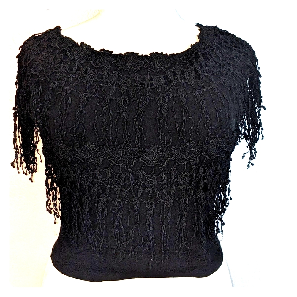 Fringe crop top